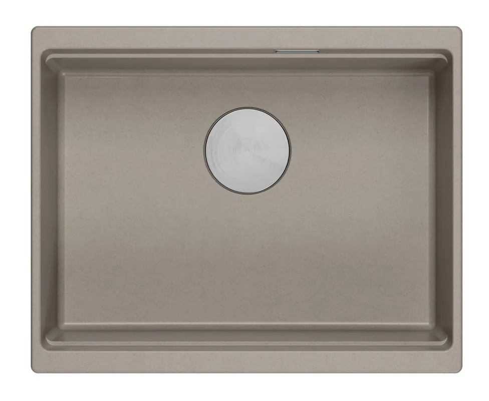 Quadri Newport II granitho diskho i taupe för undermontering 560x450mm med rostfritt stål plugg och avloppslock 1208967453 Köp nu