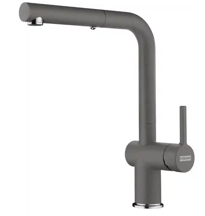 Outlet Franke Active L Köksblandare Stone Grey Grå med utdragbar handdusch 115.0653.385