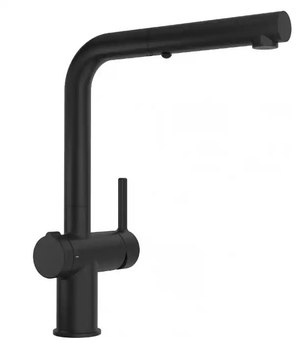 Franke Active Twist Enhandtag Blandare Svart med Utdragbar Utlopp och Integrerad Avfallshantering 115.0669.769 Premium
