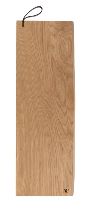 Kampanjpris Woodsea Serving S - Ekserveringsbräda i ek 55x17 cm med läderhandtag 1208971615