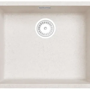 Zand Vit Creme Diskho 50x40 cm Underlimmad, Ovanpåliggande och Planmonterad med Vit Plugg 1208970546 Expressleverans