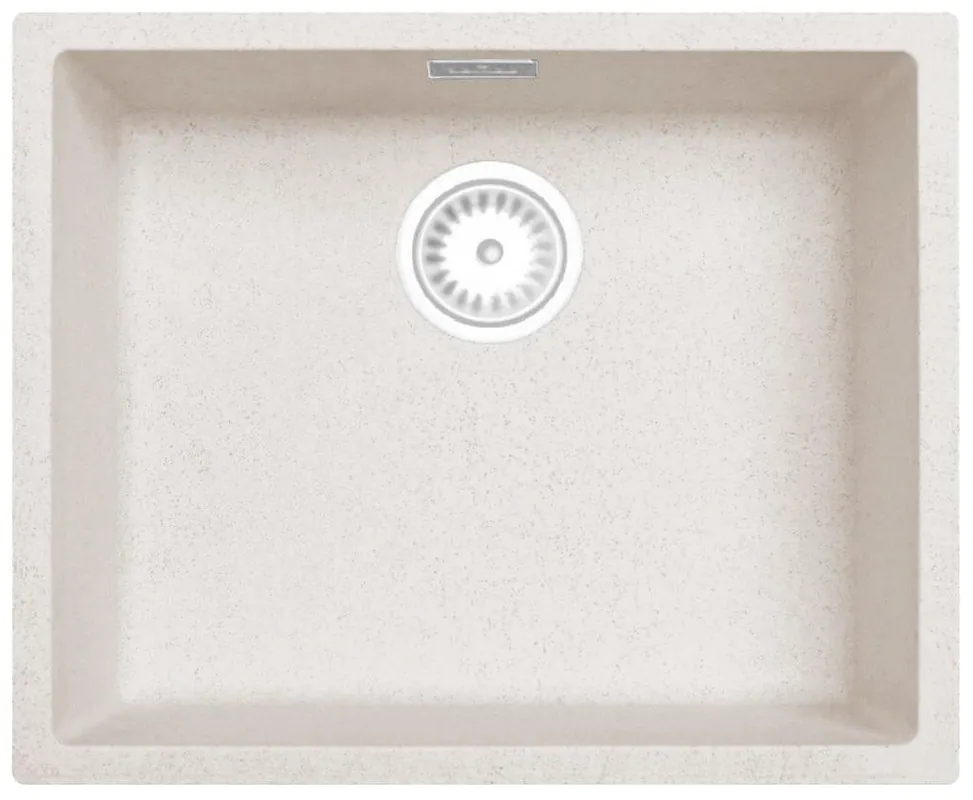 Zand Vit Creme Diskho 50x40 cm Underlimmad, Ovanpåliggande och Planmonterad med Vit Plugg 1208970546 Expressleverans