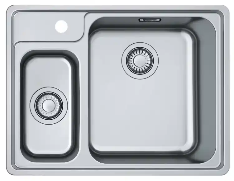 Endast denna vecka Franke diskho Bellissimo BCX 260 planmontering inkl. kranhål 625x480mm 127.0691.229