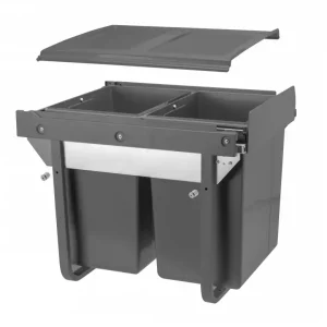 Expressleverans Garbi Sorter S-45-2 inbyggt avfallssystem med 2 x 20 liters avfallskärl 1208957367