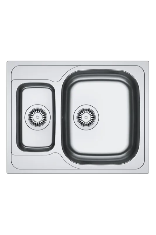 Kampanj Franke Spark SKX 660 1,5 RVS Diskbänk omvändbar Montering 62x49cm 101.0714.455