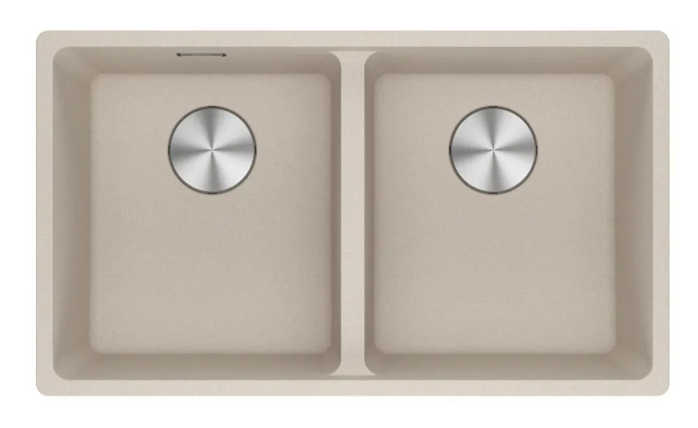 Franke Maris MRG 220-35-35 Fragranite Coffee cream dubbel diskho inbyggd 135.0725.668 Snabb leverans