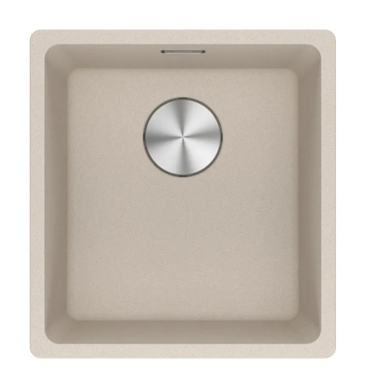 Snabb leverans Franke Maris MRG 110-37 Fragranite Coffee cream undermonterad diskbänk 125.0725.627