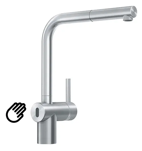 Franke borstad rostfri sensor Köksblandare Atlas Neo med utdragbar pip inox 115.0625.523 Beställ nu