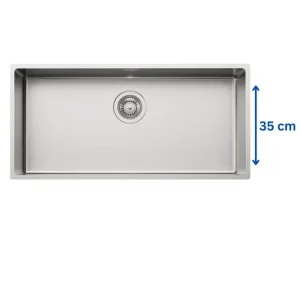 Foster L35 Special 35 cm lång rostfri diskho 75 x 35 cm undermontering 1208970724. Sista chansen
