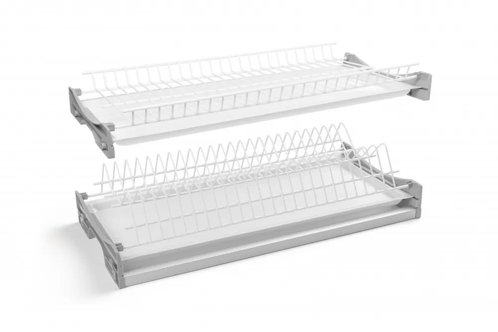 Drainer GTV BASIC 3, två nivåer, skåp 700, för 16 - 18 mm plattor, 2x låda, vit Endast idag