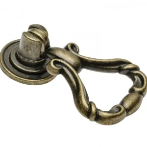 Zamak knopp 1147 antik mässing 1208962449 - Uppsättning av 14 Begränsat antal
