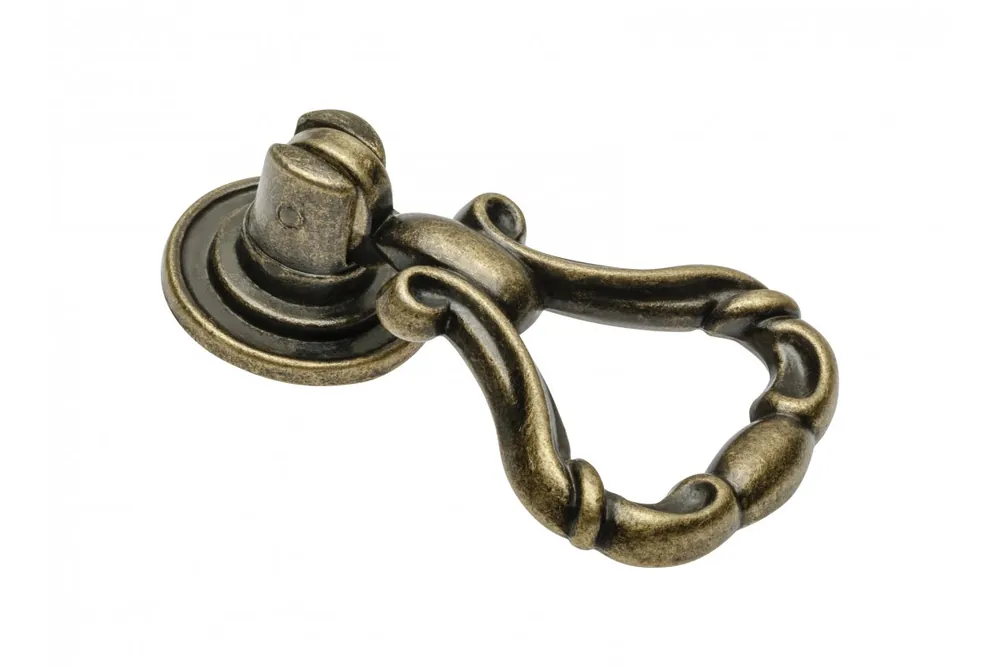 Zamak knopp 1147 antik mässing 1208962449 - Uppsättning av 14 Begränsat antal