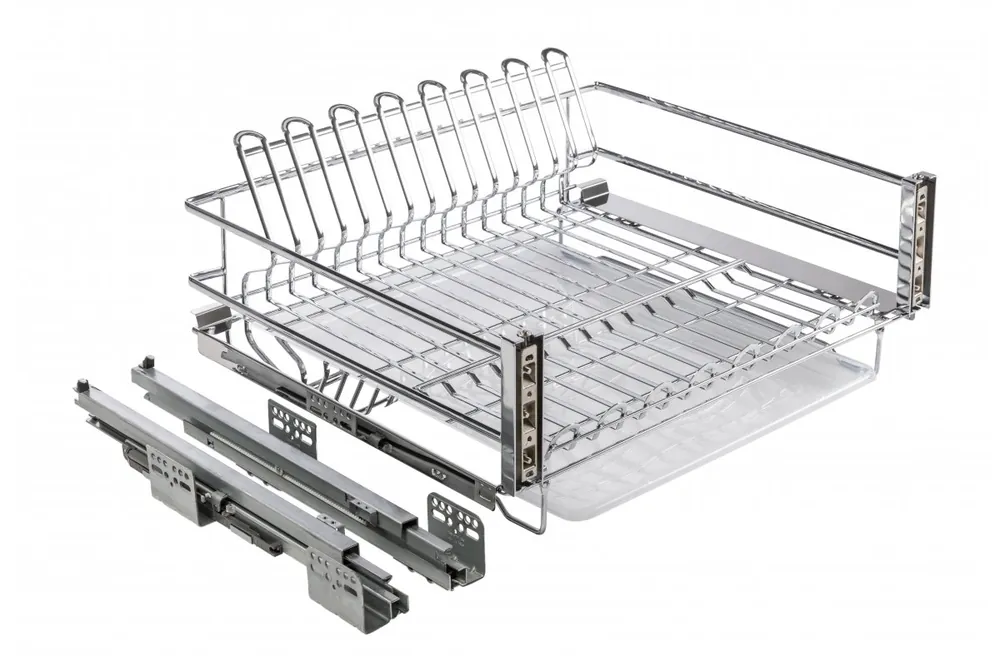 Drainer GTV MOVIX-låda, 800, soft-close, utan guider, främre fästning, krom Expressleverans
