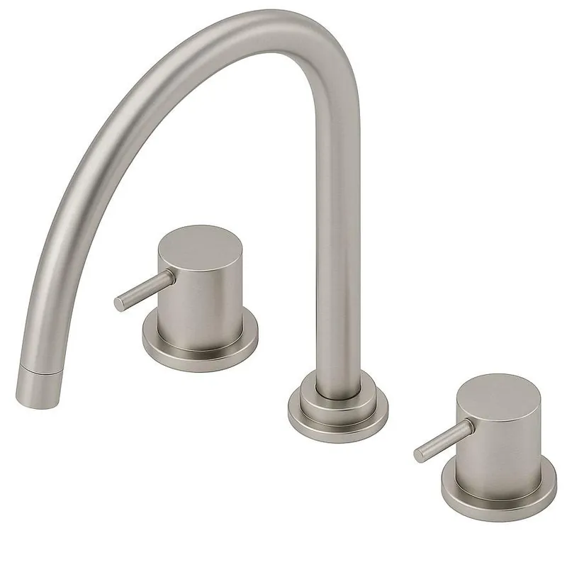 Waterrevolution Flow 3-håls köksblandare med svängbar pip och anslutning för filtrerat vatten Rostfritt Stål T152UIE Rabatt