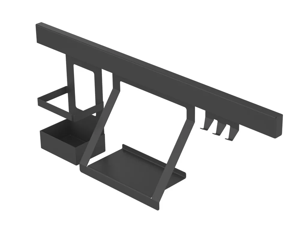 Fynd Epka Luxion Set Köksskenor 60 cm med Tillbehör Metall med Dold Montering Svart 1208969993