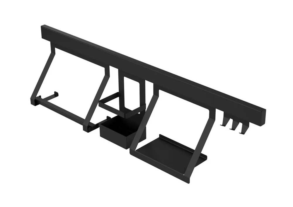 Sista chansen Epka Luxion Set Köksskenor 80 cm med Tillbehör Metall med Dold Fästning Svart 1208969994