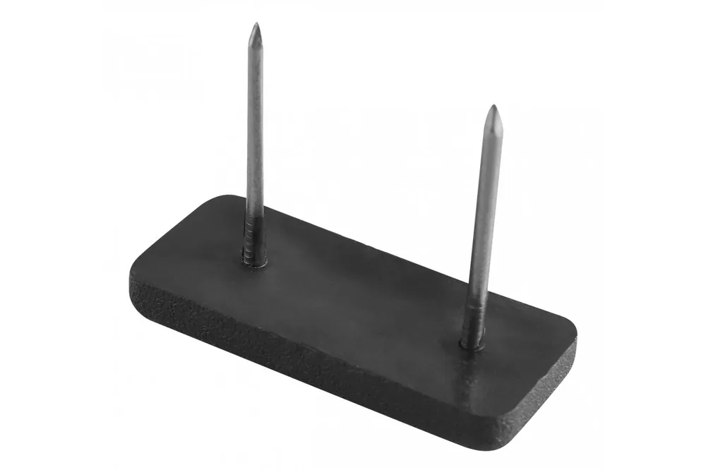 Dubbelhuvud med spik 1,4 mm, rektangulär 33,8 mm x 14,8 mm, svart (1paket.=500 st.) Populärt val