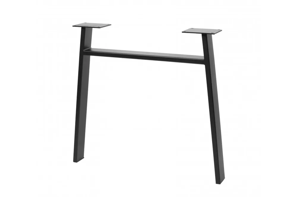 Billig Ram ben GTV INDUSTRIA, trapezoid med tvärstång, H=710 mm, W=820 mm, profil 80 x 20, stål, svart 1208963592