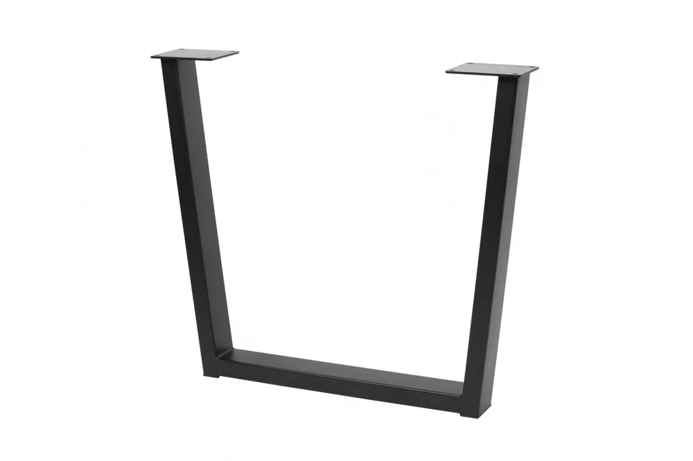 Begränsat antal Ram ben GTV INDUSTRIA, trapezoid, H=710 mm, W=820 mm, profil 80 x 40, stål, svart 1208963602
