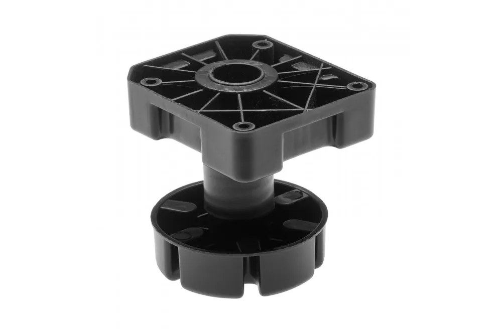 Outlet Ben ML heavy duty 500 kg h 95-145mm plast svart NY 1208963619 - Uppsättning av 9