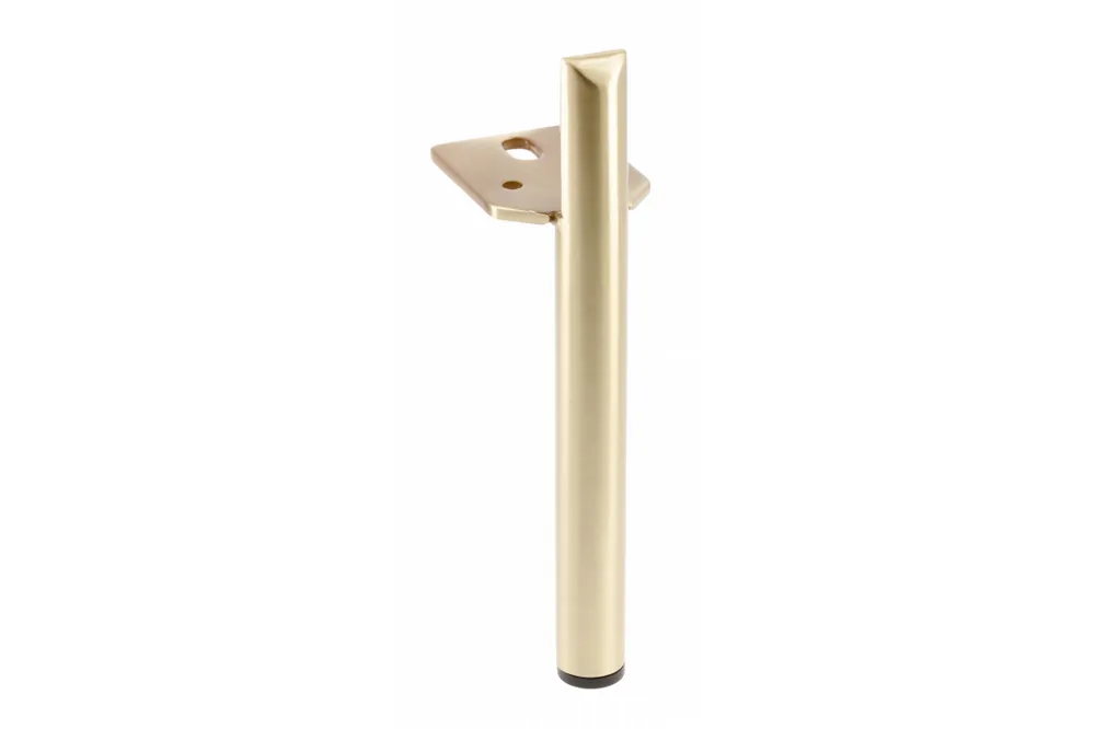 Nyhet RONDA fot, höjd 180 mm, borstad guld 1208963627 - Uppsättning av 2