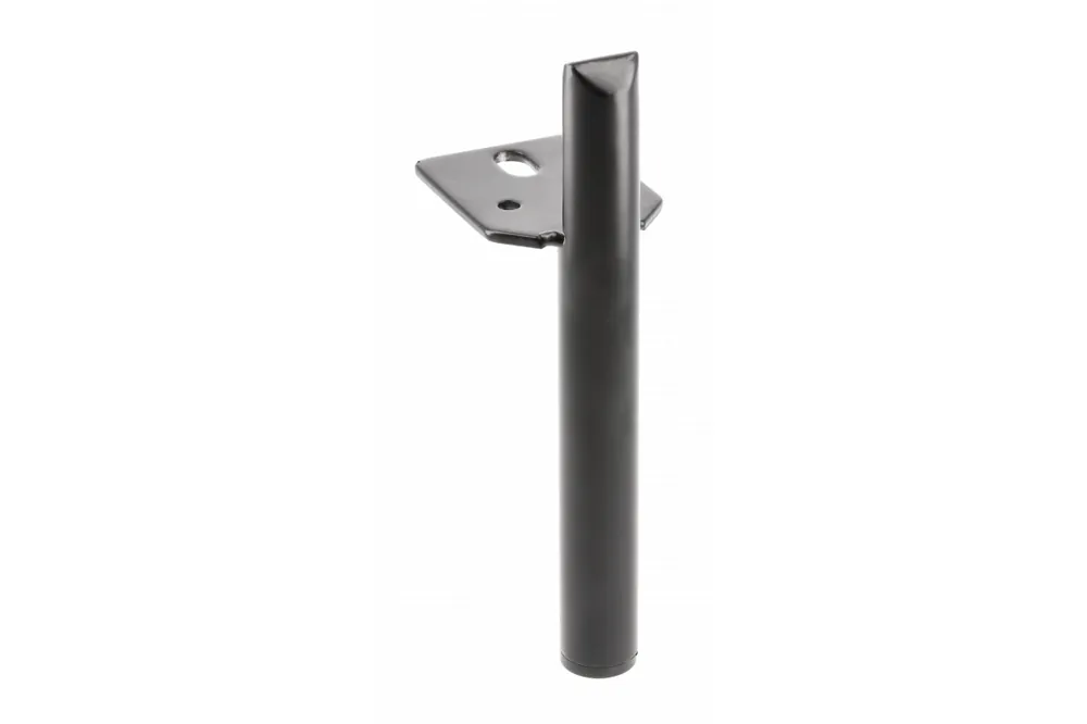 Premium RONDA fot, höjd 180 mm, matt svart 1208963628 - Uppsättning av 2