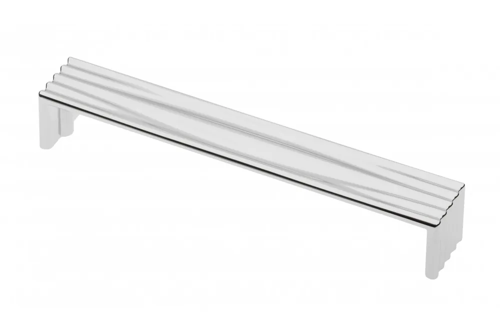 Endast denna vecka Zamak handtag CADIS C=160mm krom 1208965914 - Uppsättning av 3