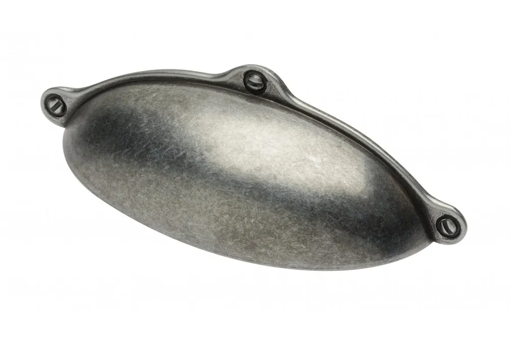 Zamak handtag MARSALA C=64mm antikt silver 1208966101 - Uppsättning av 7 Trygg betalning