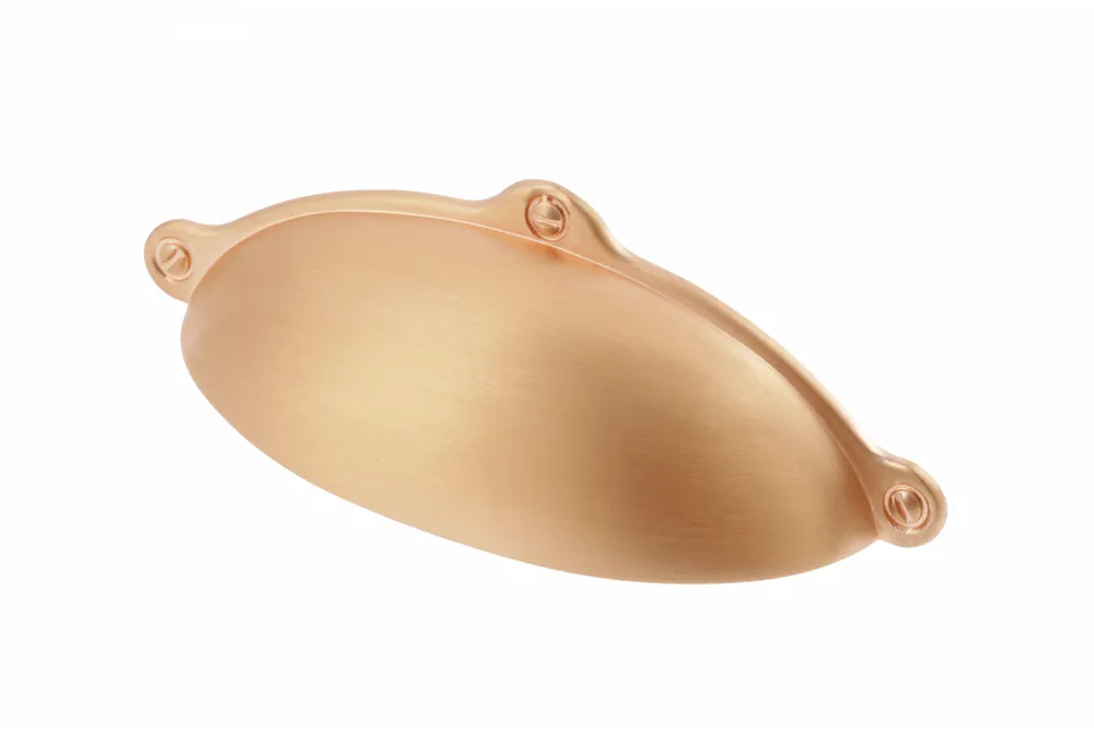 MARSALA zamak handtag, C=64mm, koppar 1208966105 - Uppsättning av 9 Begränsad tid