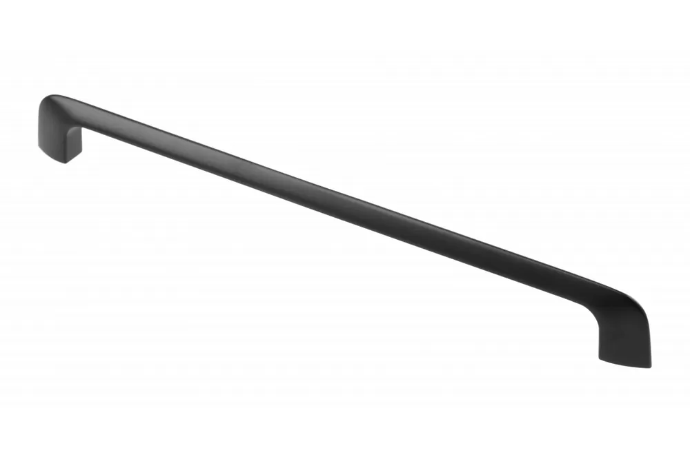 Handla nu Zamak handtag MILANO C=256 mm svart matt 1208966115 - Uppsättning av 3