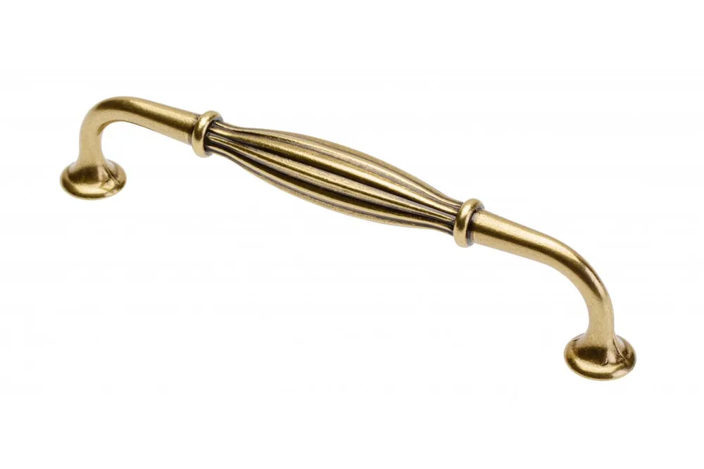 Zamak handtag ABIATE C=128mm antik mässing 1208965857 - Uppsättning av 6 Köp online