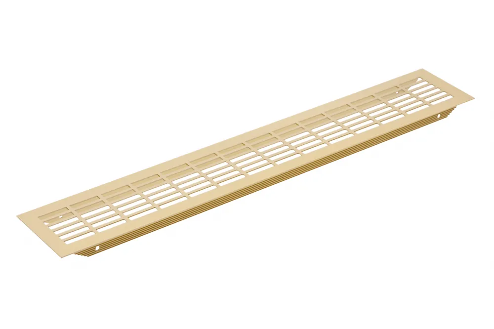 Säker betalning Galler W80, rektangulärt, 80 x 480, guld - Uppsättning av 3