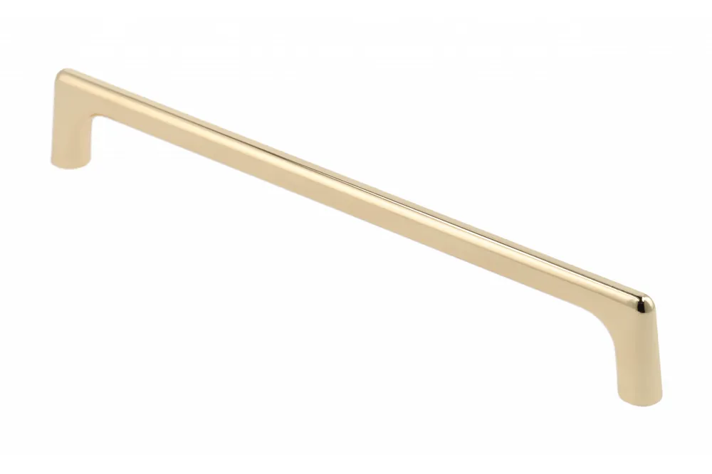 Zamak handtag OCTAVIO C = 160 mm glänsande guld 1208966165 - Uppsättning av 5 Snabb frakt