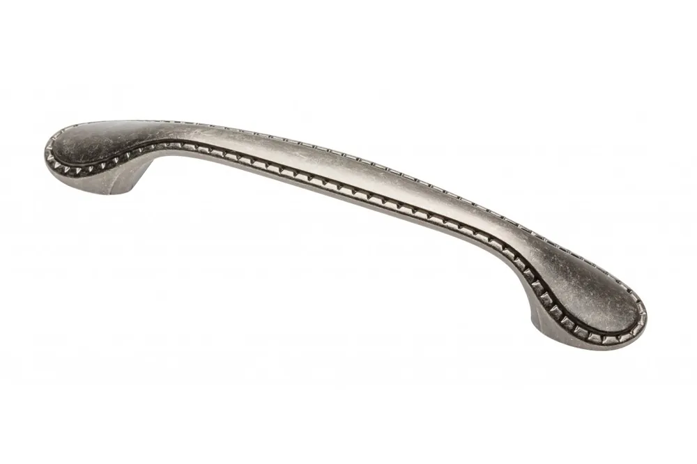 Zamak handtag PALERMO C=128 mm antikt silver 1208966182 - Uppsättning av 5 I lager