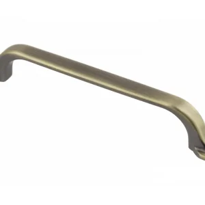 Zamak handtag RETRIS C = 128 mm, antik mässing 1208966191 - Uppsättning av 5 Nedsatt pris