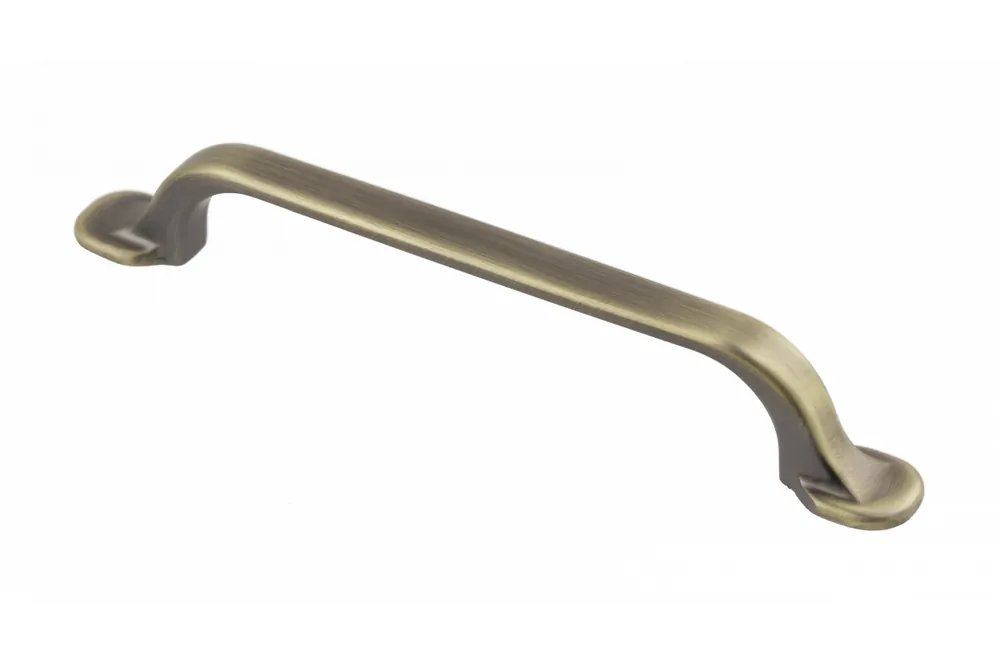 Zamak handtag RETRIS C = 128 mm, antik mässing 1208966191 - Uppsättning av 5 Nedsatt pris
