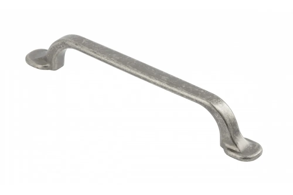 Zamak handtag RETRIS C = 128 mm, antikt silver 1208966192 - Uppsättning av 5 Lågt pris