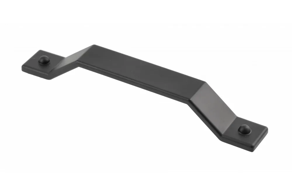 Populärt val Zamak handtag STEP C = 160 mm svart matt 1208966205 - Uppsättning av 6