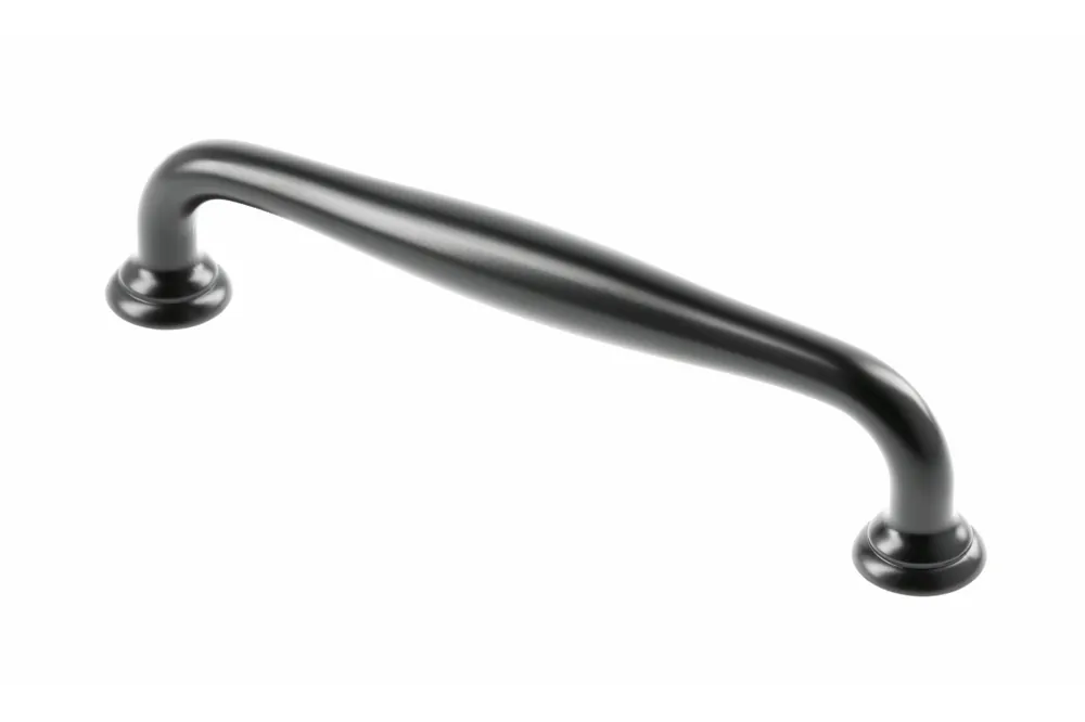 Fästehållare STILO C=128 mm svart matt 1208966207 - Uppsättning av 4 Bästa pris