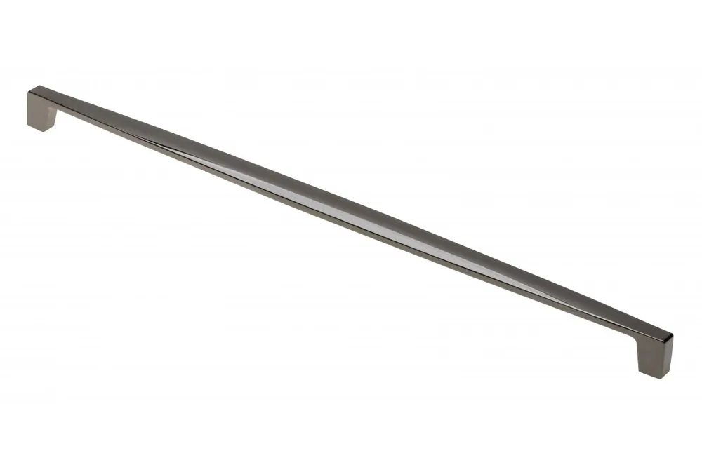 Expressleverans Zamak handtag TIVOLI C=320mm svart krom 1208966222 - Uppsättning av 2