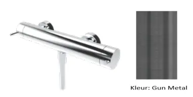 Begränsad tid Waterevolution Flow duschtermostat med duschset rund PVD gun Metal T140TNRGME