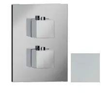 Endast denna vecka SB Universale Square Inbyggnadstermostatkran med 2 utgångar matt vit 1208955146