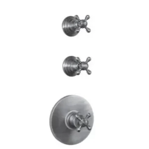 Begränsat antal PB Classic nostalgisk inbyggd duschtermostat med 3 stoppkranar koppar