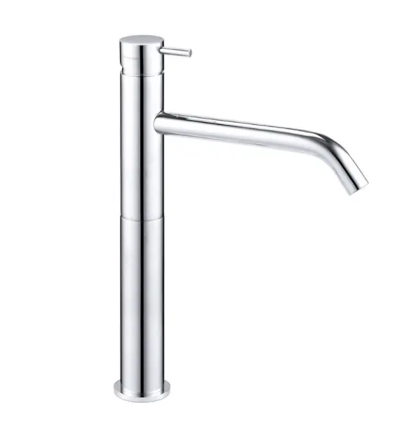 Erbjudande Waterevolution Flow tvättställsblandare med högt utlopp för tvättställ, inkl. klickplugg, krom T11501