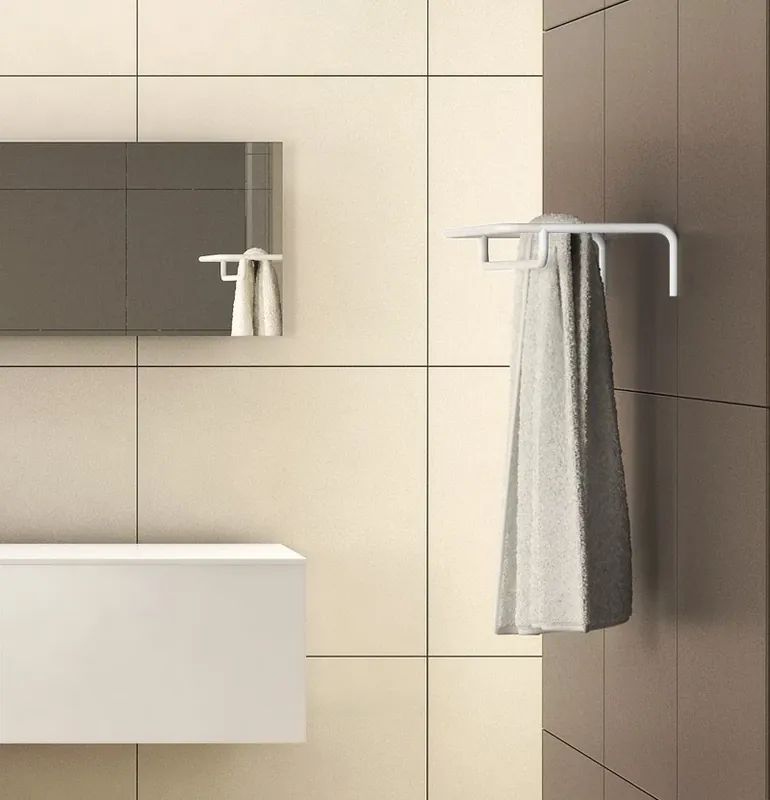 Waterevolution flow handdukshållare matt vit A118BR Snabb leverans