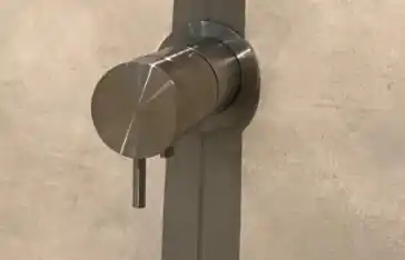 Waterevolution Flow inbyggd duschtermostat i massivt rostfritt stål med rund rosett T142TBIE 1208816582 Extra rabatt