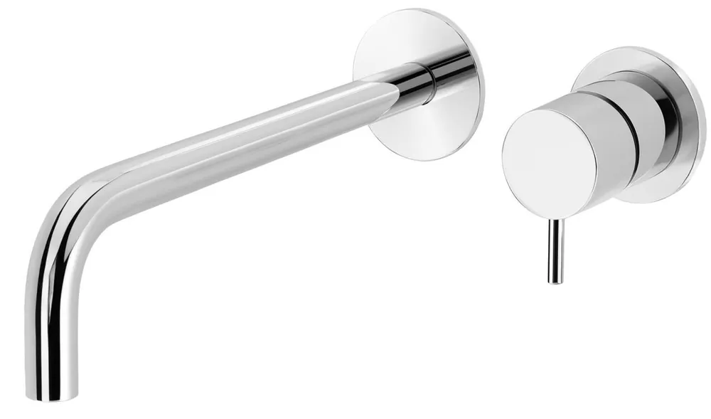 Waterevolution Flow Inbyggd tvättställsblandare i krom, pip 21 cm, T116B01-21 Kampanjpris