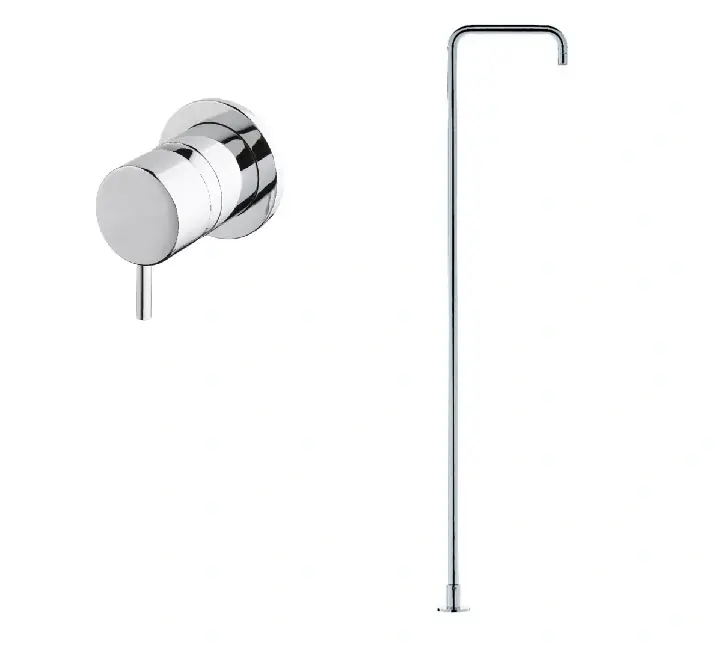 Waterevolution Flow fristående tvättställsblandare med inbyggd blandare krom 1207925192 Extra rabatt