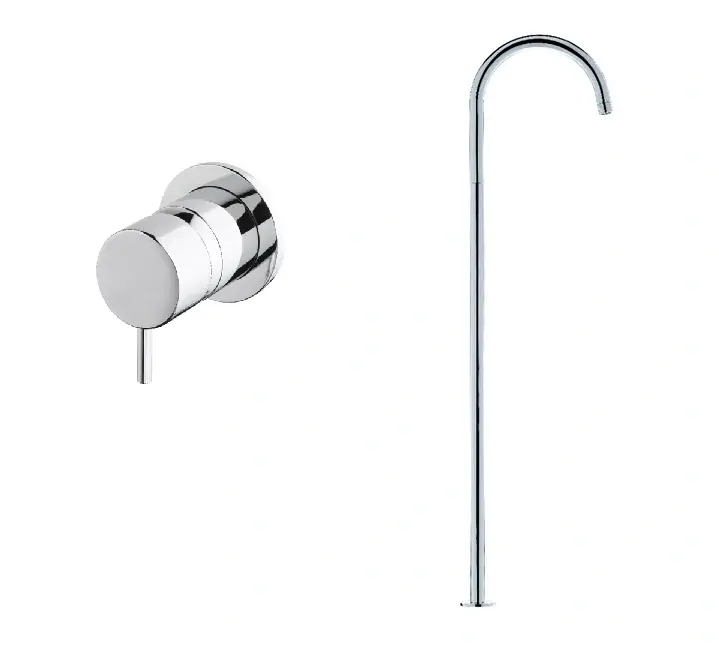 Waterevolution Flow fristående tvättställsblandare med inbyggd blandare krom 1207925242 Kundfavorit
