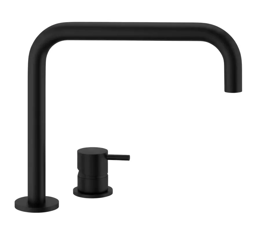 Waterevolution Flow 2-håls tvättställsblandare matt svart T112HPR Outlet